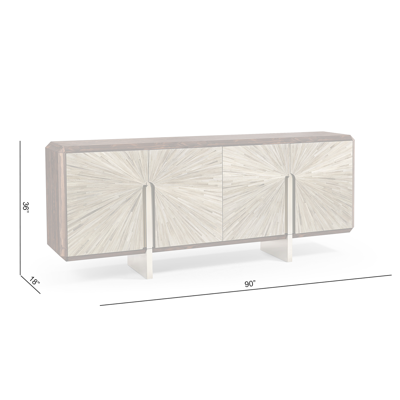 Terra Ziricote Sideboard