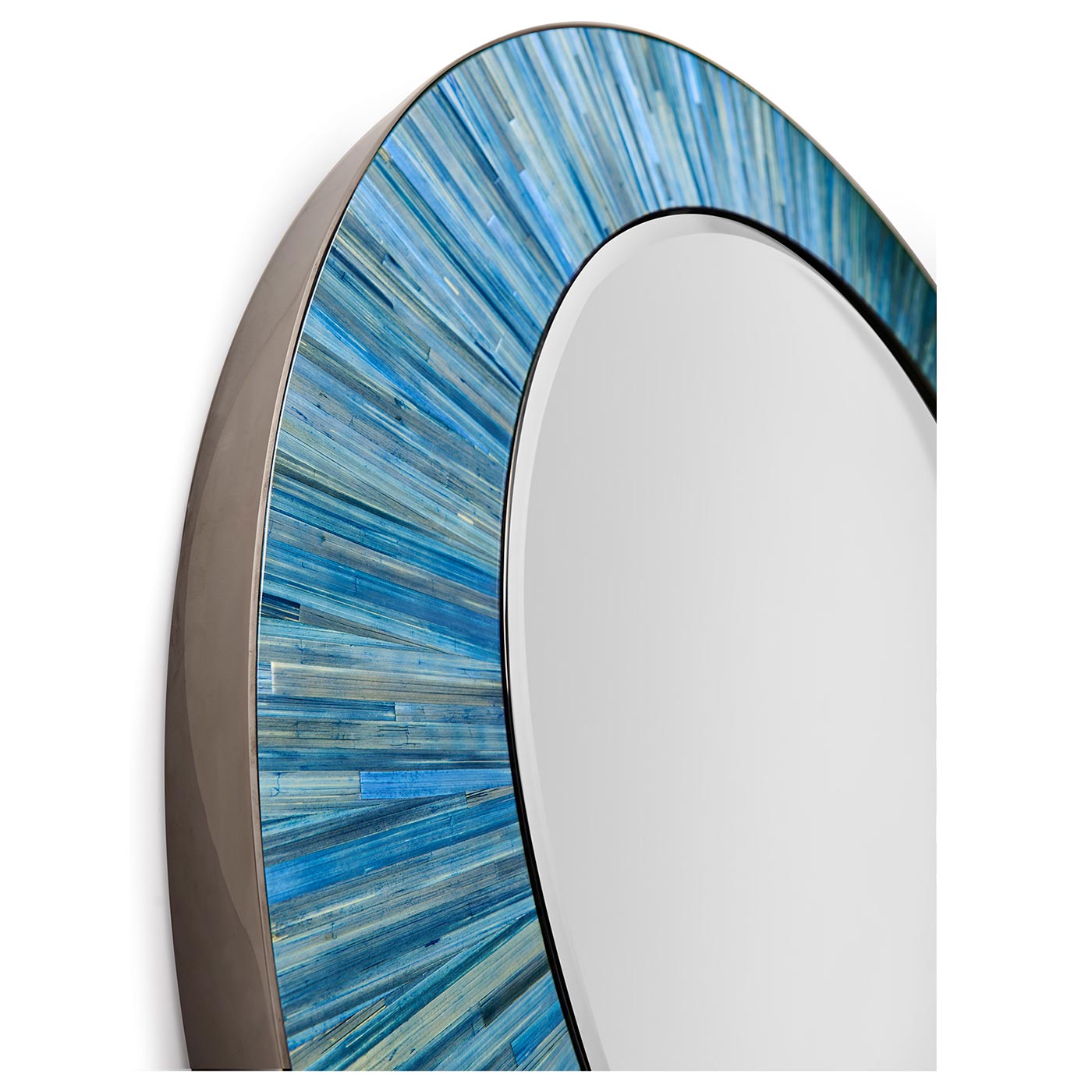 Sapphire Round Wall Mirror