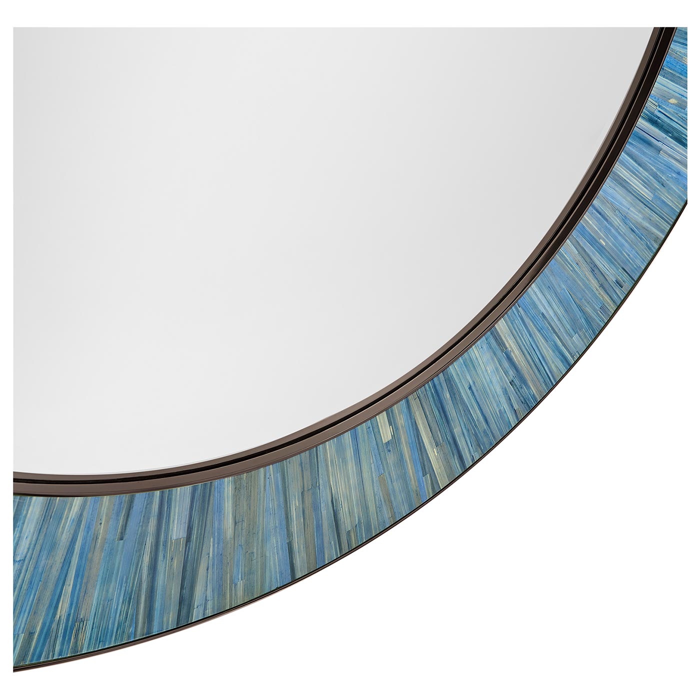 Sapphire Round Wall Mirror