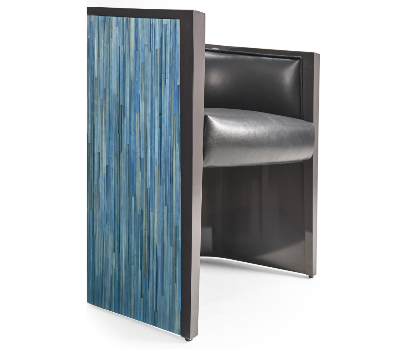 Sapphire Straw Barrel Chair