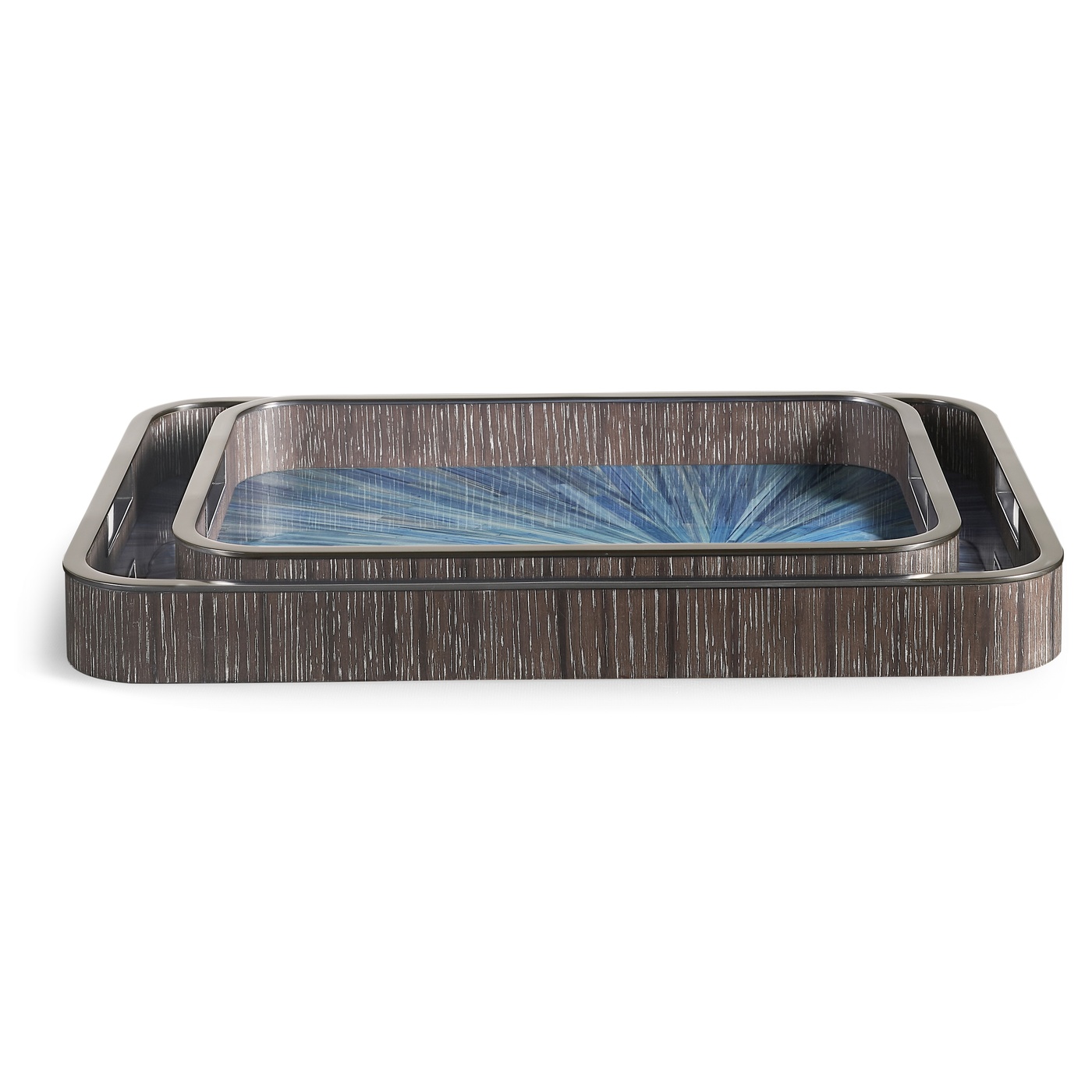 Sapphire Rectangular Tray – Set of 2