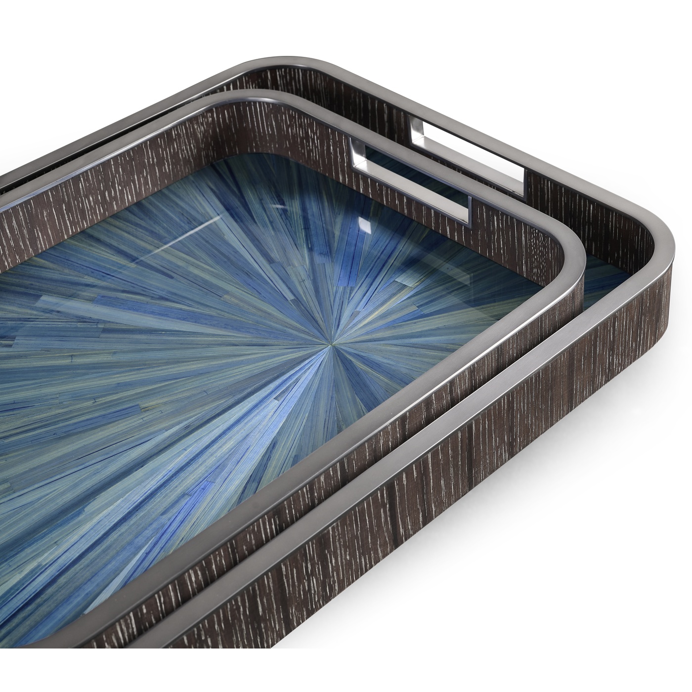 Sapphire Rectangular Tray – Set of 2