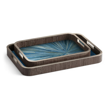 Sapphire Rectangular Tray – Set of 2