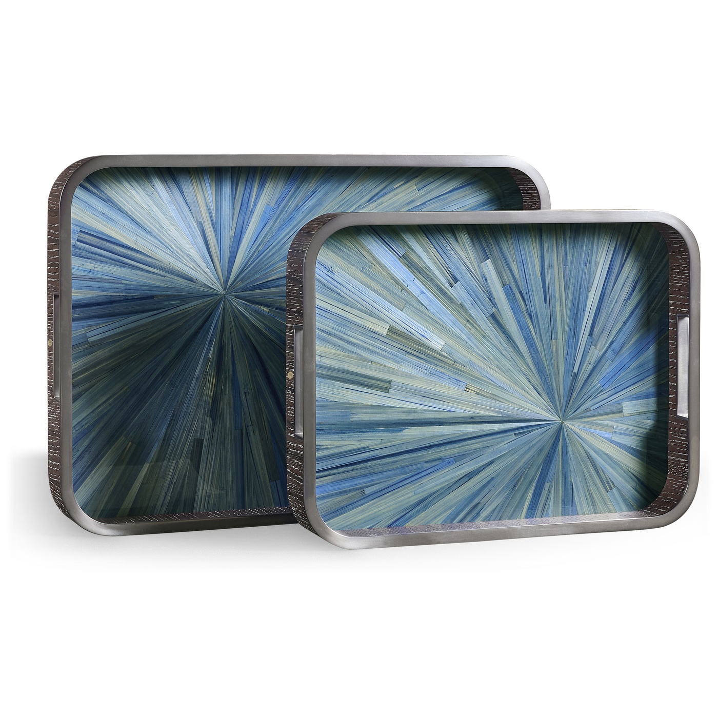 Sapphire Rectangular Tray – Set of 2