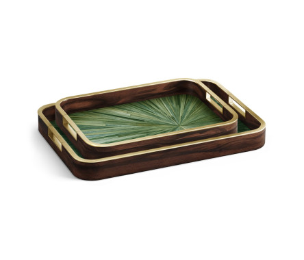 Verdure Rectangular Tray - Set of 2