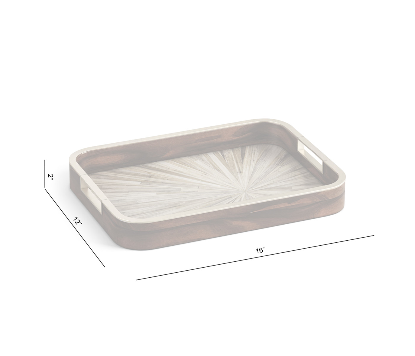 Terra Rectangular Tray - Set of 2