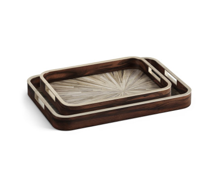 Terra Rectangular Tray - Set of 2