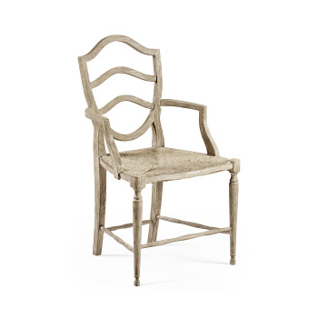 Bodiam Grey Oak Arm Chair