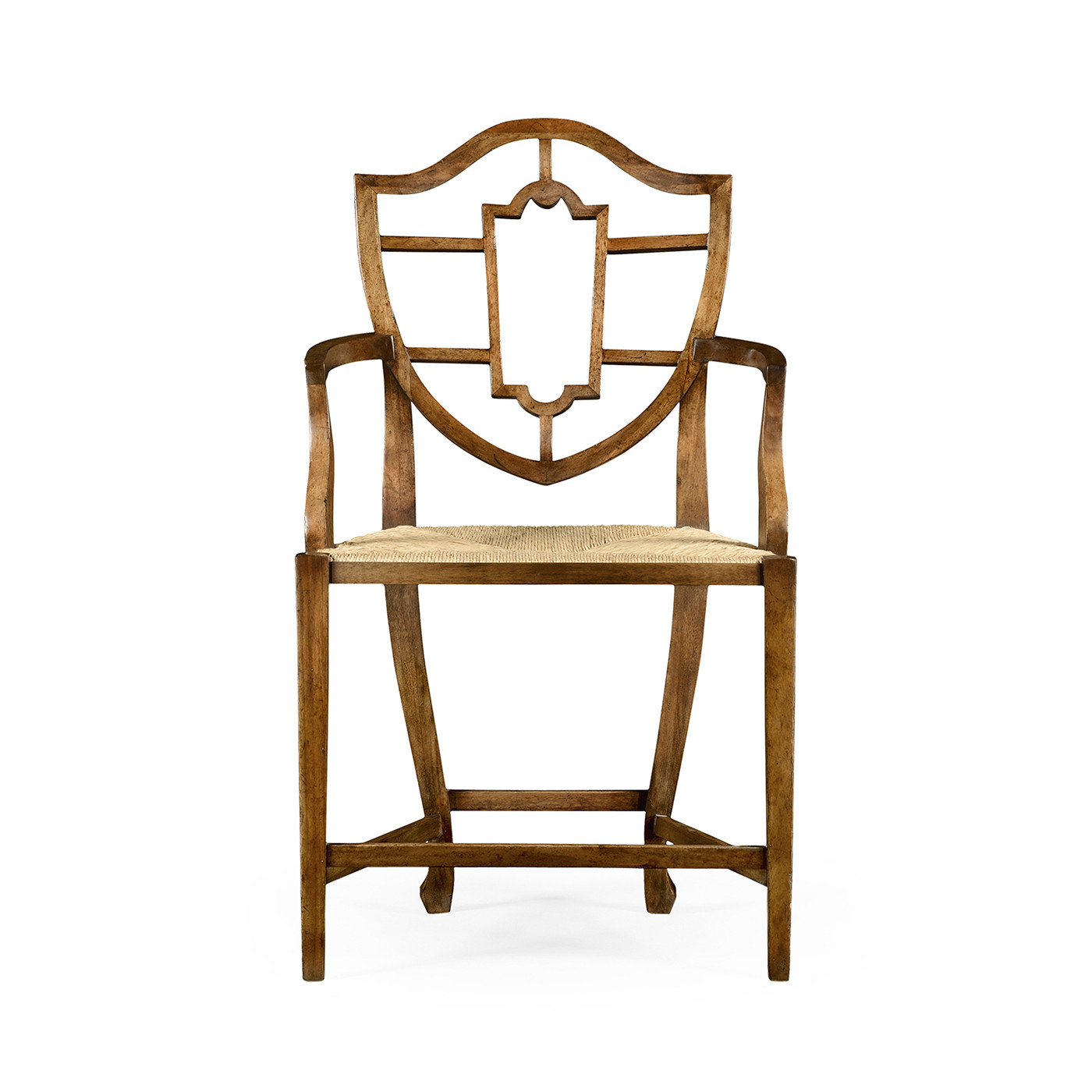 Aveburn Grey Fruitwood Arm Chair