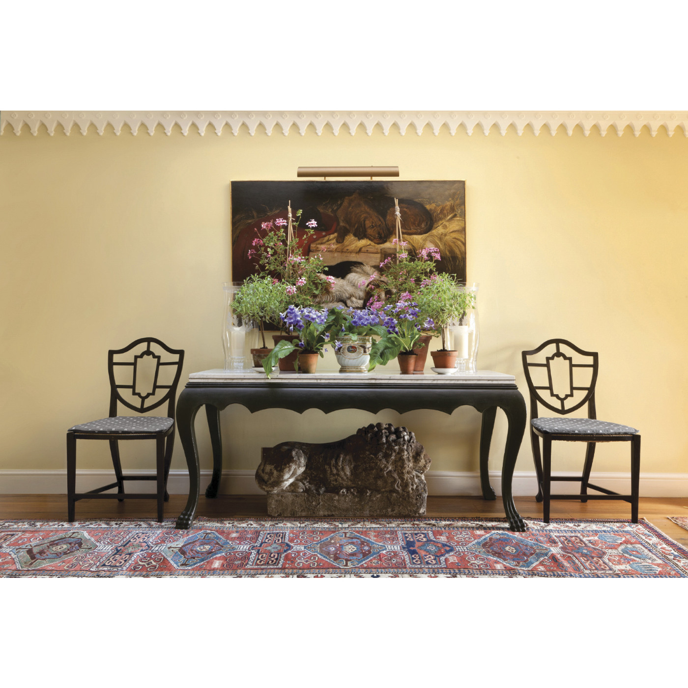 Aveburn Charcoal Wash Side Chair