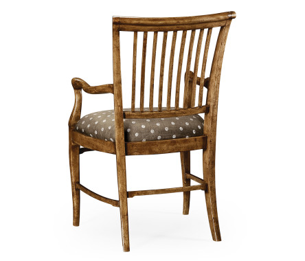 Kilkenny Grey Fruitwood Arm Chair