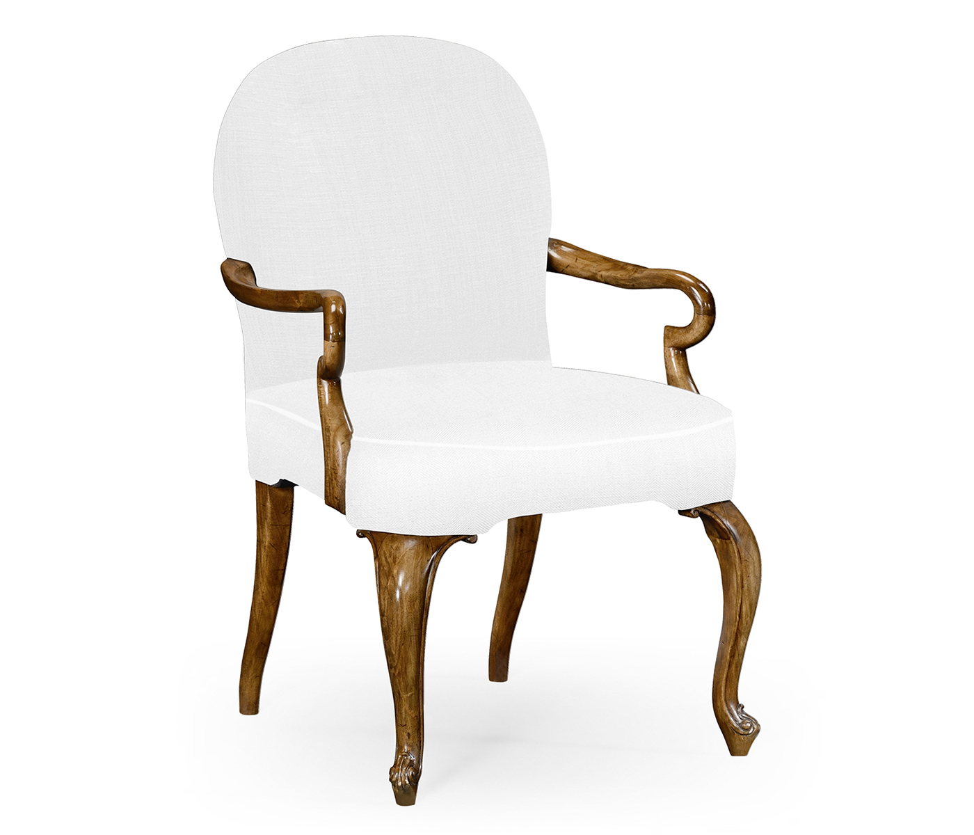 Gunby Grey Fruitwood Dining Arm Chair