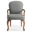Gunby Grey Fruitwood Dining Arm Chair