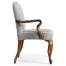 Gunby Grey Fruitwood Dining Arm Chair
