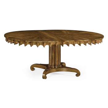 Longwood Round-to-Oval Mahogany Dining Table 54