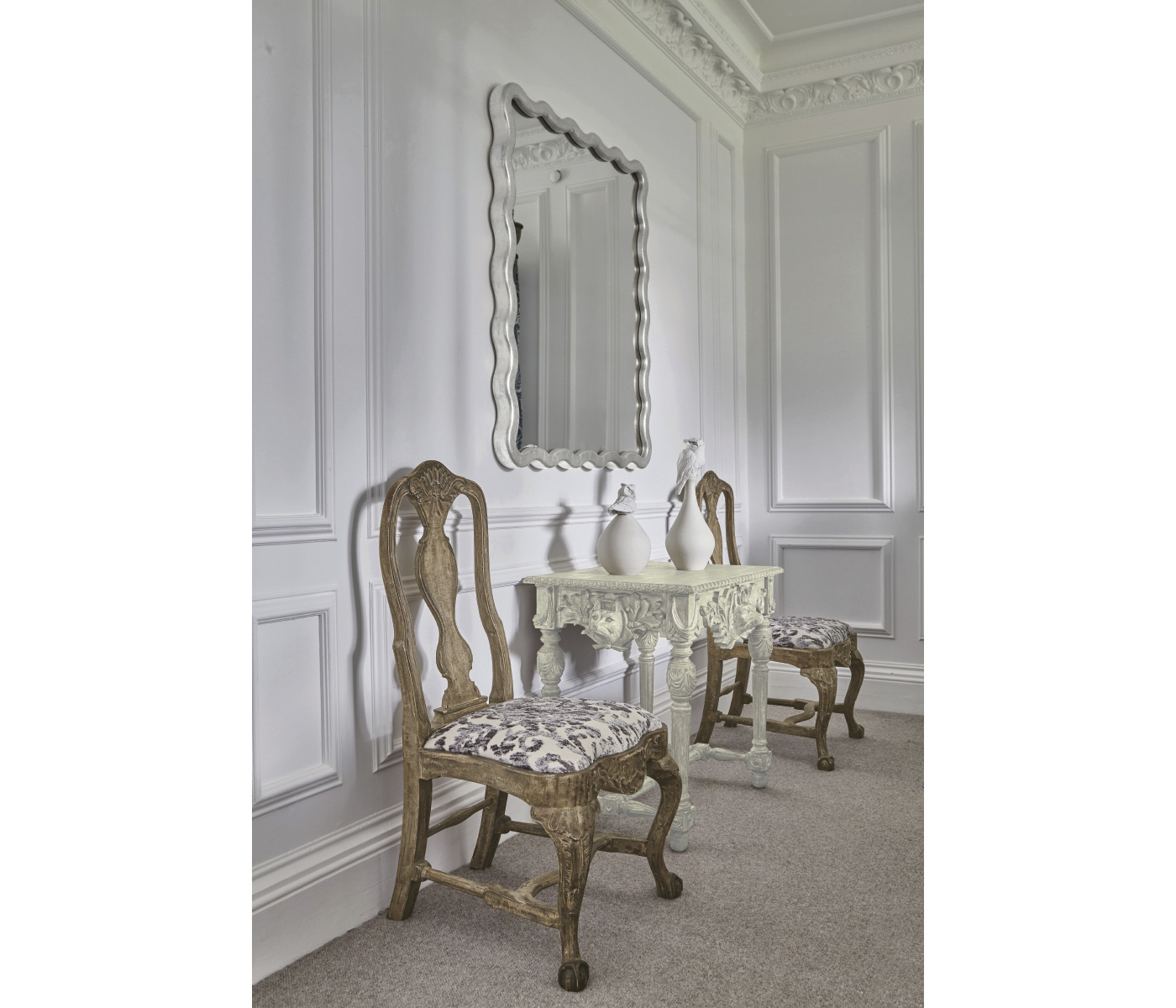 Godwyn Country White Oak Side Table