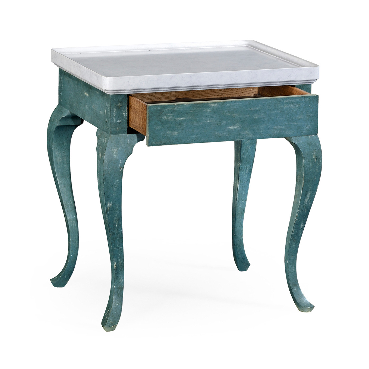 Hemsley table white marble