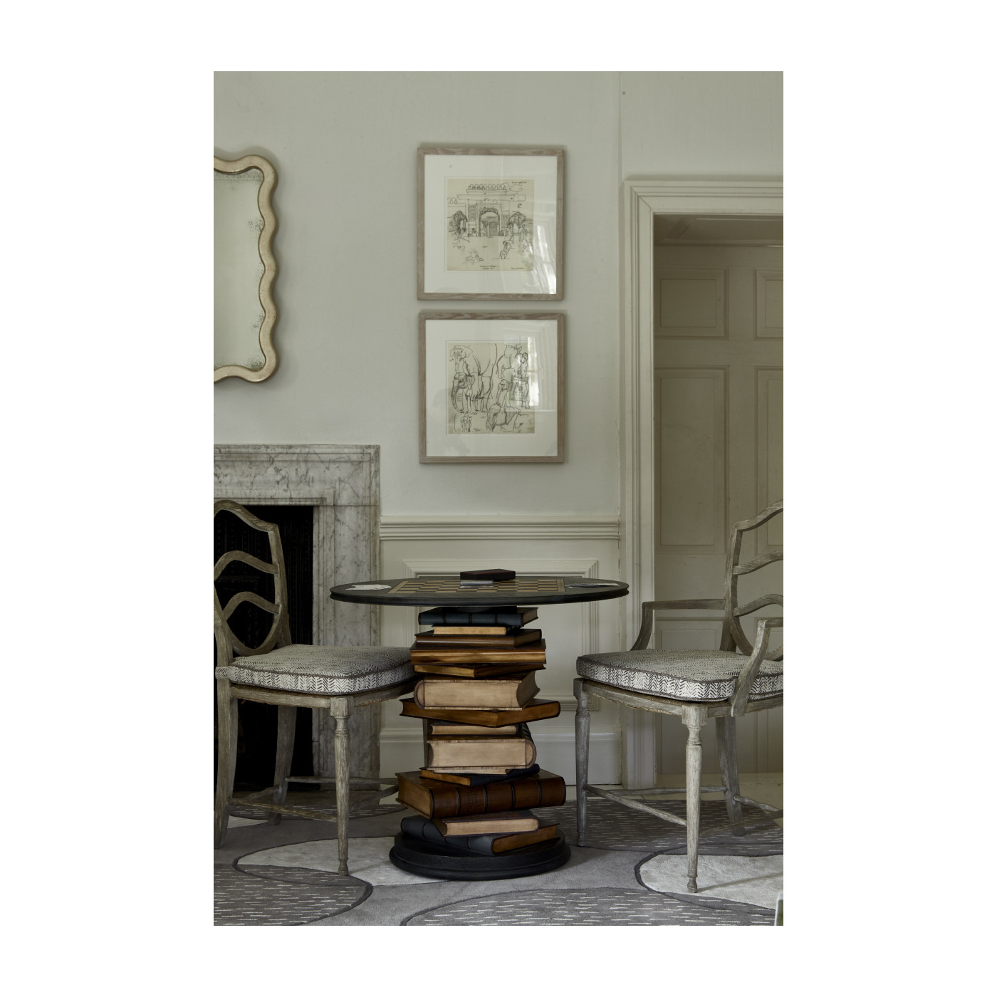 Tenbury Navy Oak Game Table