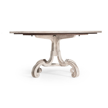 Lacock Venetian White Oak Dining Table 60