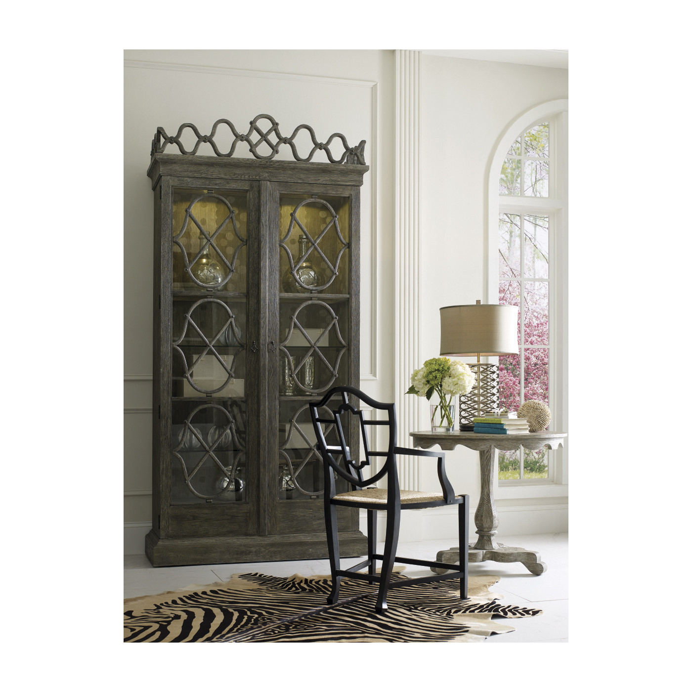 Bridgemere Charcoal Oak Cabinet