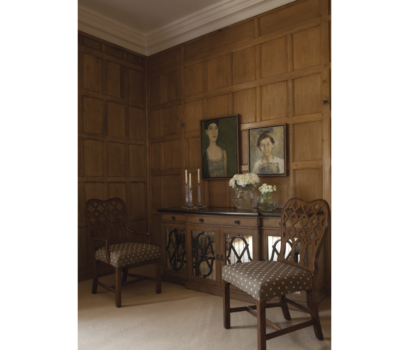 Kingsley Grey Fruitwood Side Chair