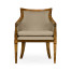 Belton Grey Fruitwood Arm Chair