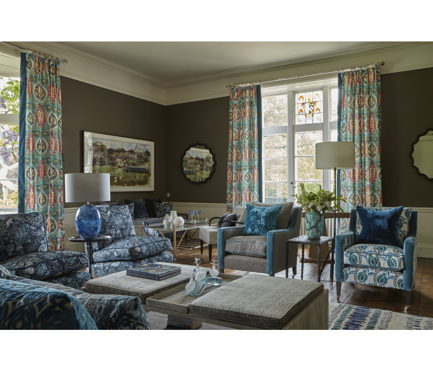 Large Delamere Bronze Table