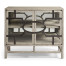 Hewlett Grey Oak Glazed Cabinet