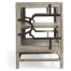 Hewlett Grey Oak Glazed Cabinet