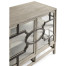 Hewlett Grey Oak Glazed Cabinet