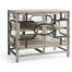 Hewlett Grey Oak Glazed Cabinet