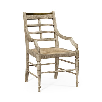 Marshfield Grey Oak Arm Chair
