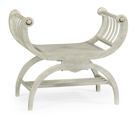 Single Lucca Cloudy Oak Bench