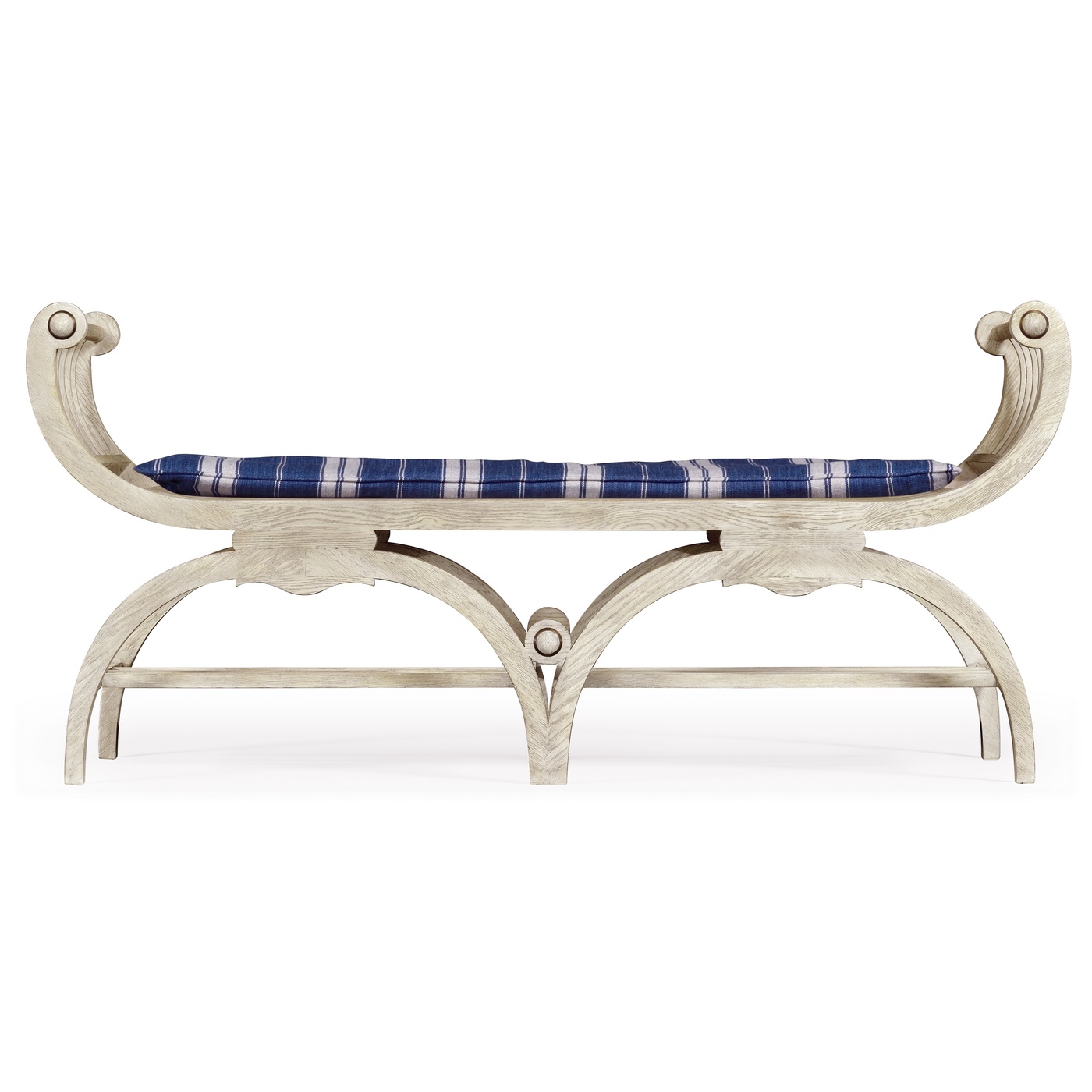 Double Lucca Cloudy Oak Bench