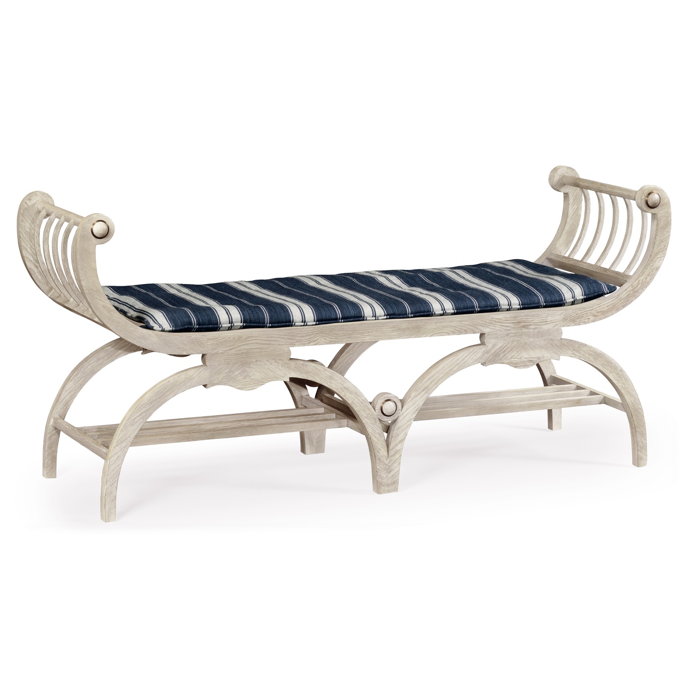 Double Lucca Cloudy Oak Bench