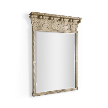 Rothesay Venetian White Oak Mirror