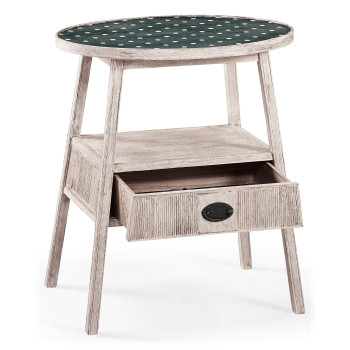 Bywater Washed Acacia Side Table