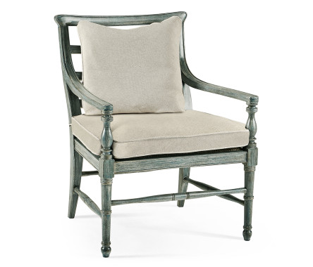 Florennes Ocean Washed Arm Chair