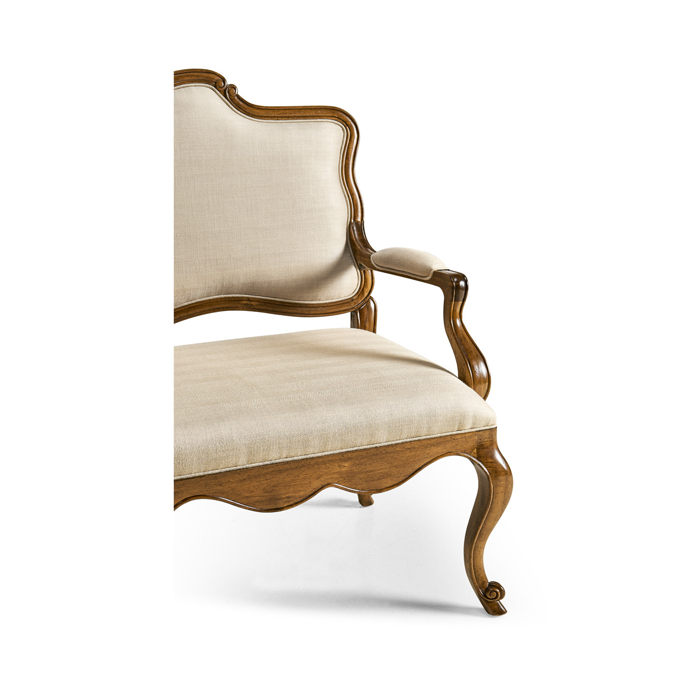 Padua Grey Fruitwood Settee