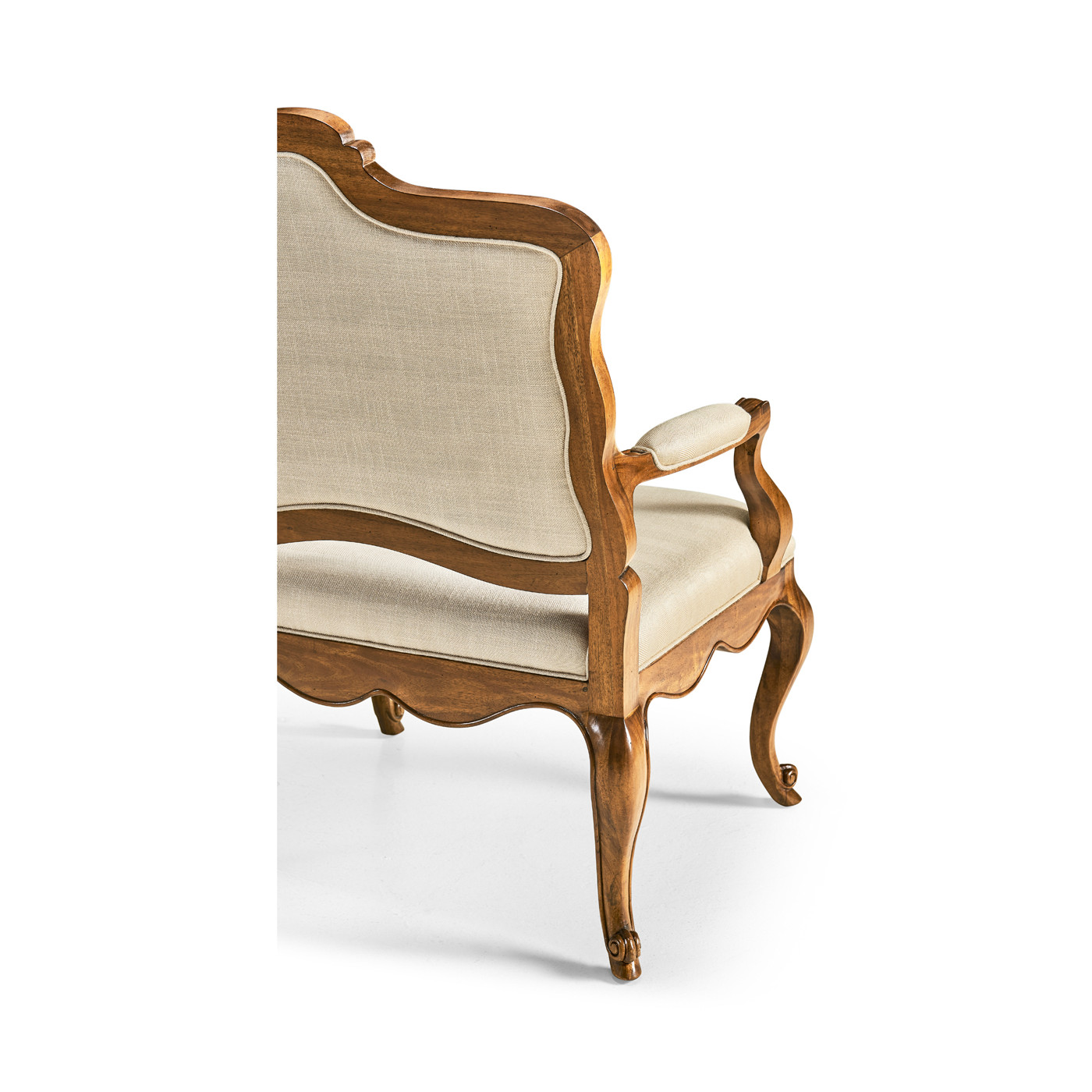 Padua Grey Fruitwood Settee