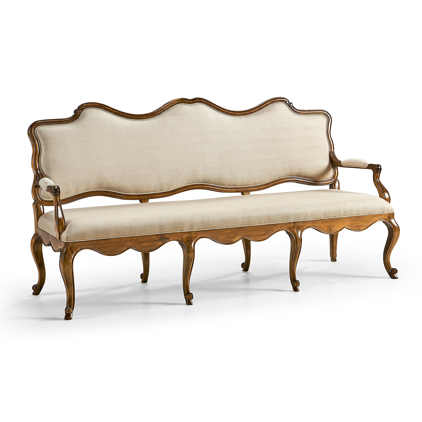 Padua Grey Fruitwood Settee