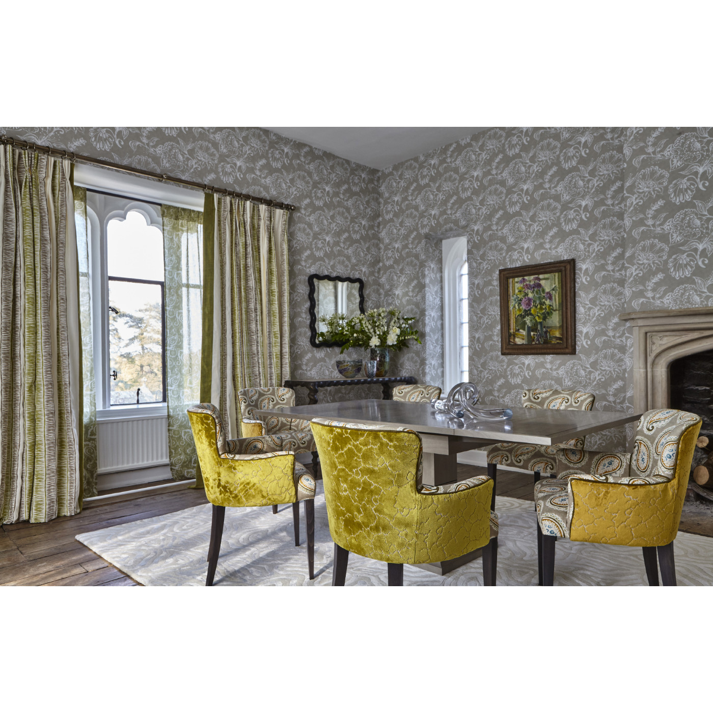 Keste Square Bronze Mirror