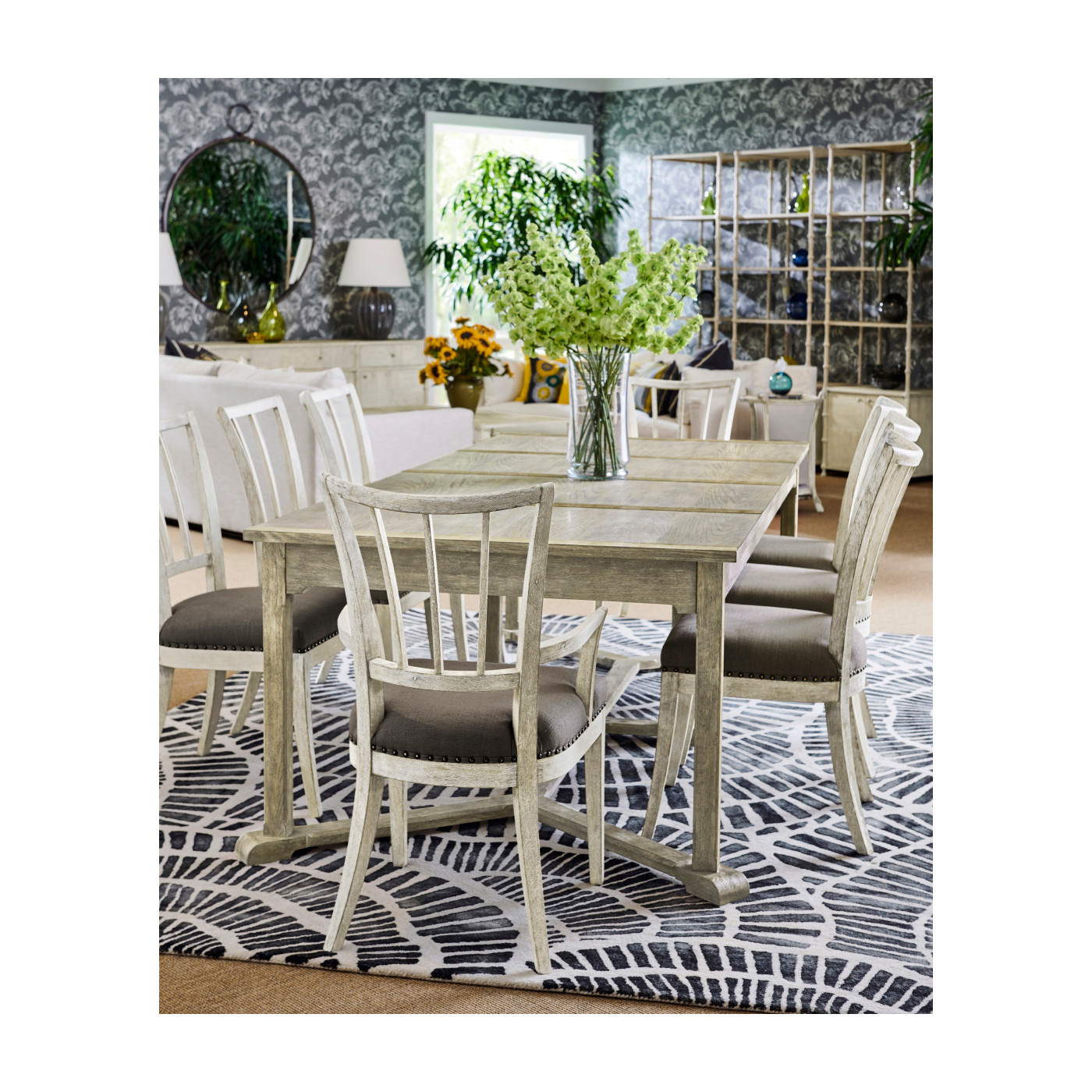 Collana Washed Acacia End Table