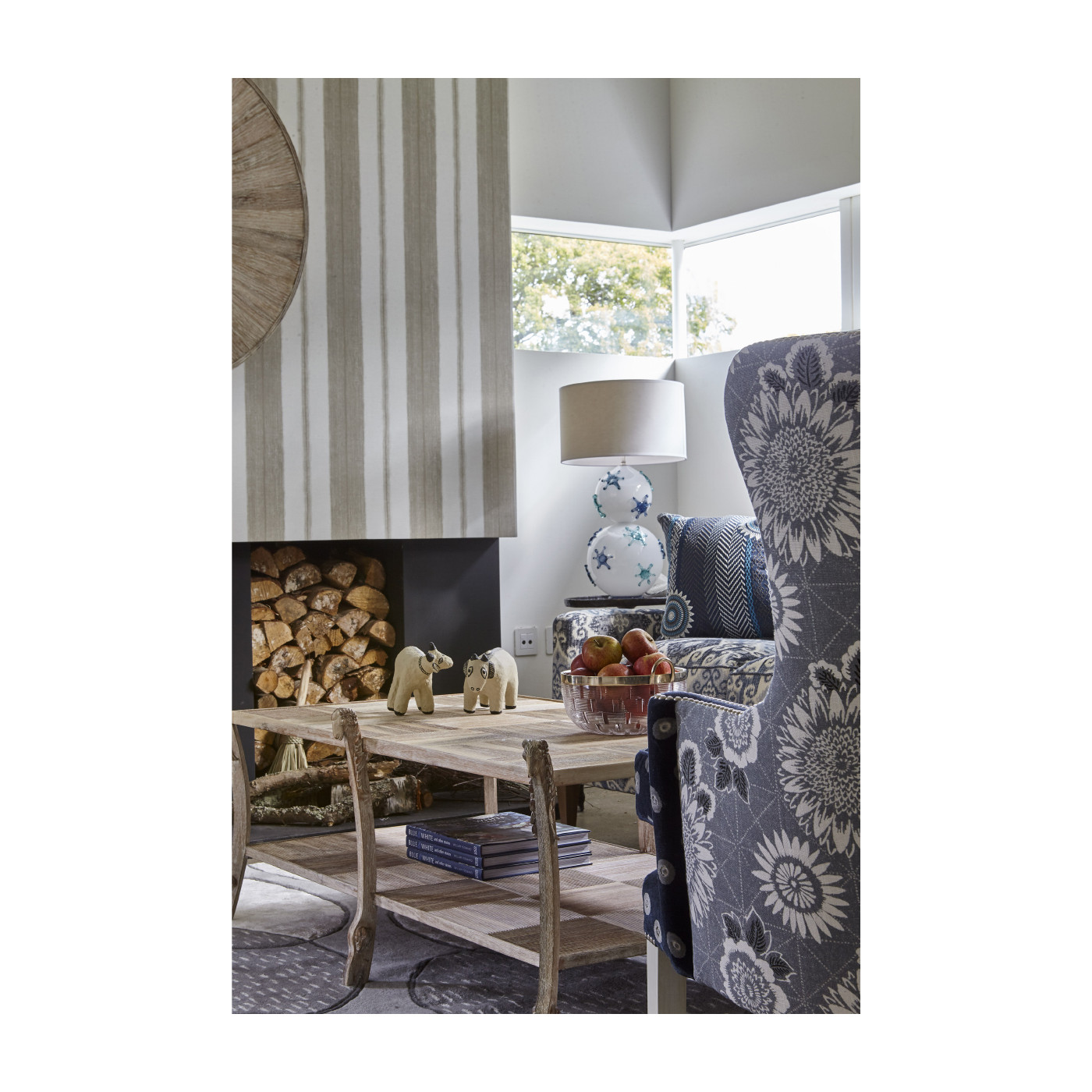 Collana Washed Acacia Coffee Table