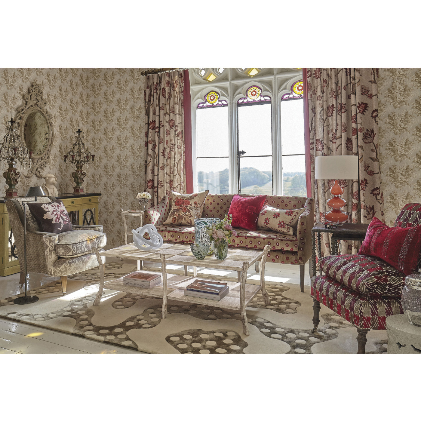 Collana Washed Acacia Coffee Table