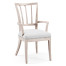 Lucillo Washed Acacia Carver Arm Chair