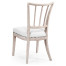 Lucillo Washed Acacia Carver Side Chair