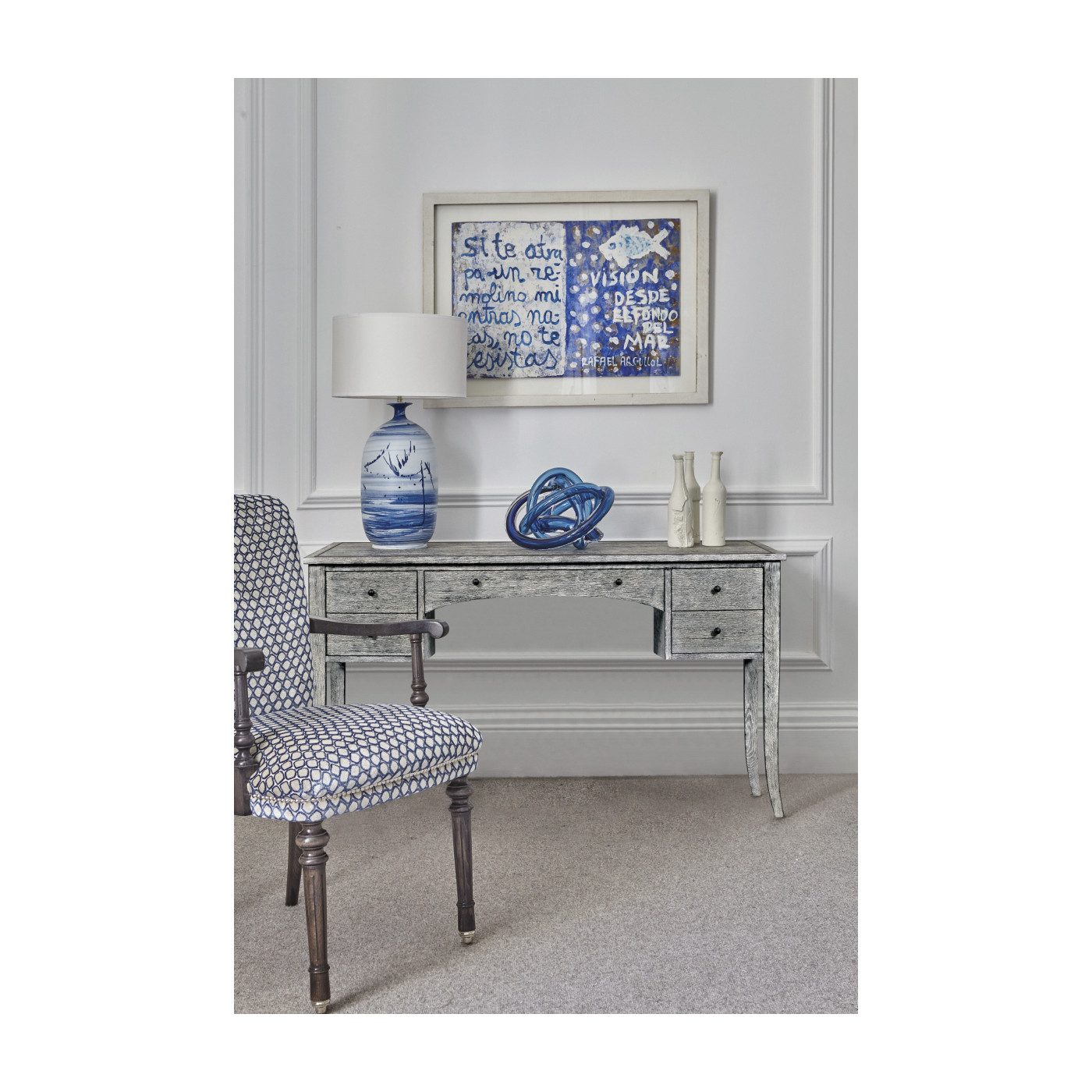 Hopetown Grey Wenge Dressing Desk