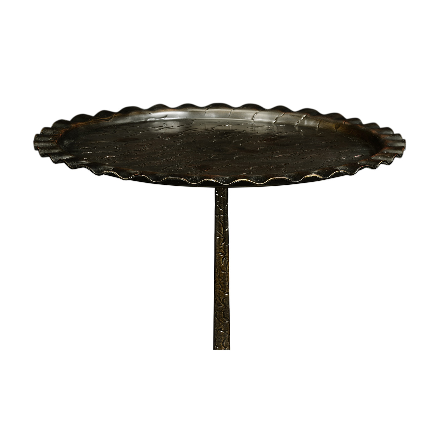 Circular Marcia Antique Bronze Cocktail Table