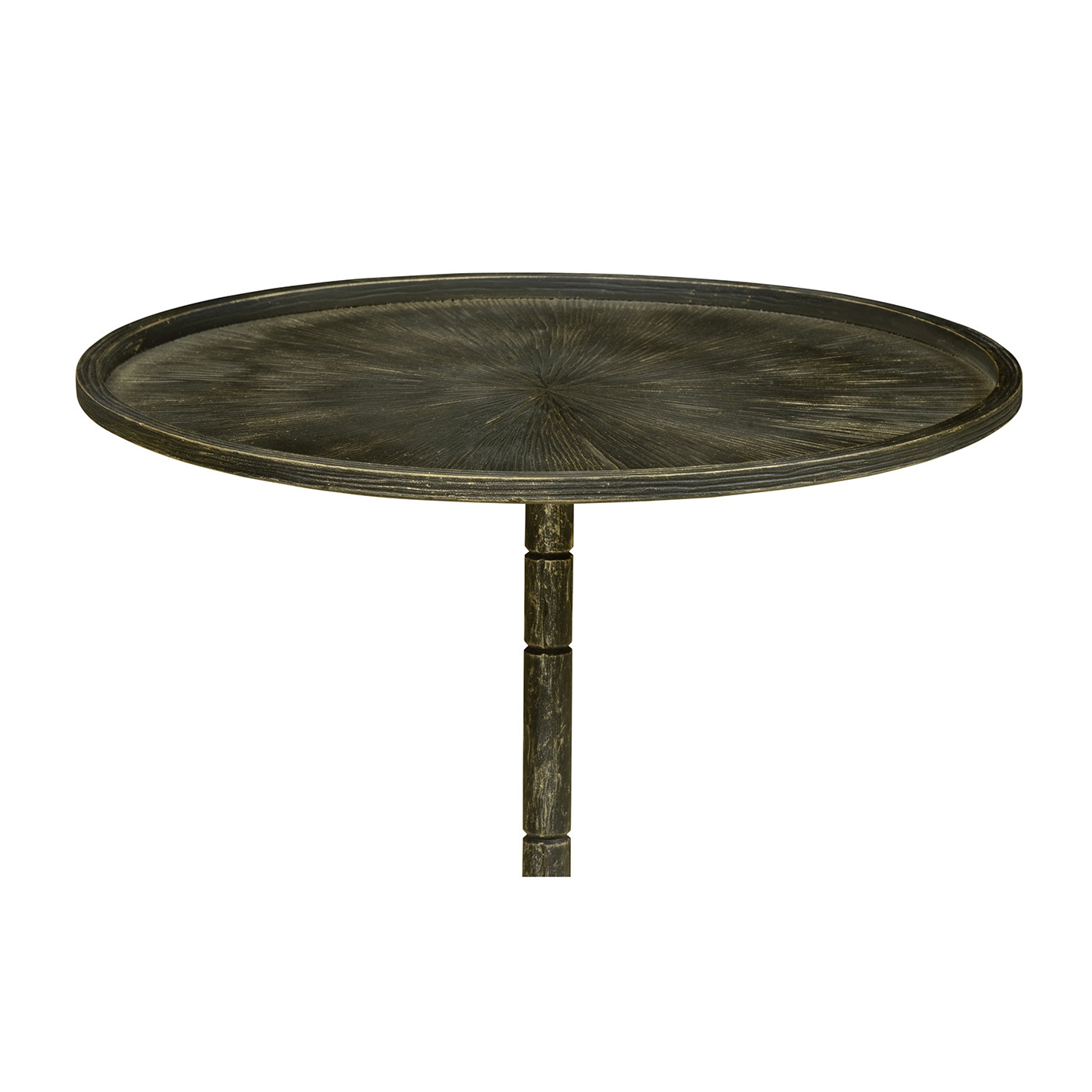 Circular Ida Antique Bronzed Cocktail Table